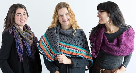 @Creativebuginc Crochet Shawl Workshop with Marly Bird! Only $4.99 a month subscription for over 300+ classes. 
