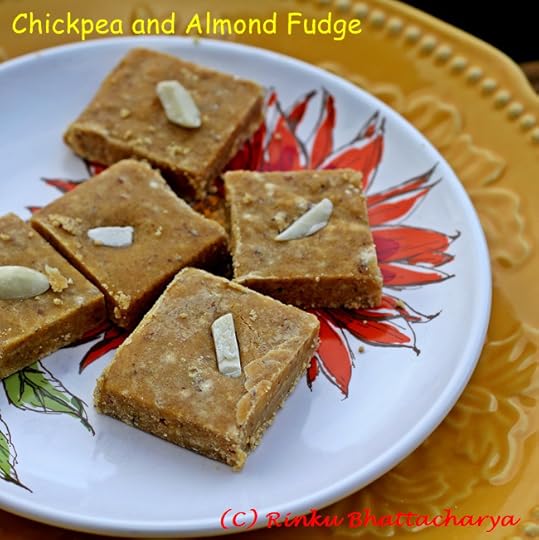 Besan Burfee - Chickpea and Almond Fudge
