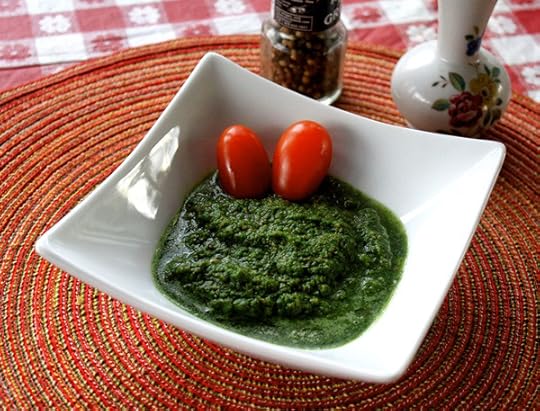 Mint Chutney with ginger