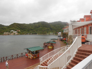 Stores on the dock.