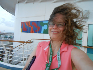 Me, getting windblown