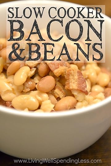 Slow Cooker Bacon & Beans Vertical