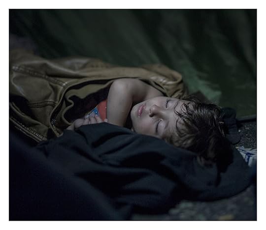 refugee children sleeping