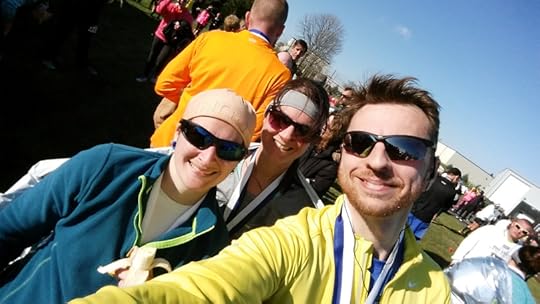 Post-Tyranena Selfie with Kristi and Alex