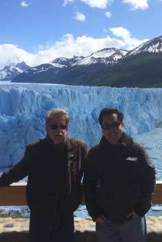 Frank Cho Patagonia Ice Glaciers in Argentina. November 2015