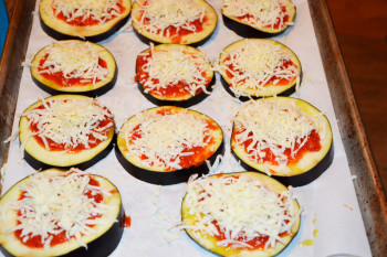 Eggplant Mini Pizzas - Wheat Belly 10-Day Grain Detox 