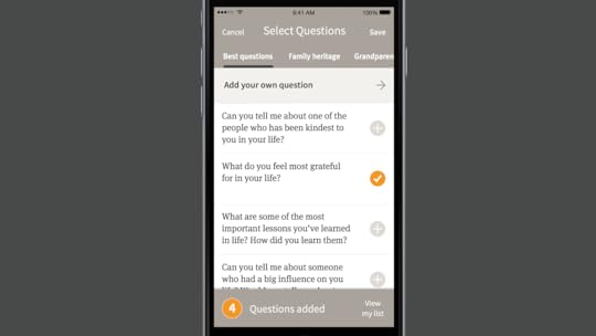 StoryCorps Questions