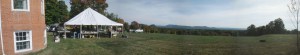 Whately Library book sale 2010 Panorama