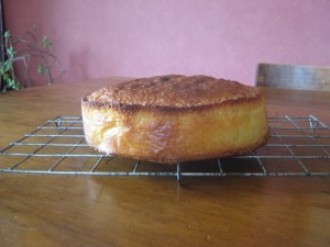 Out of the oven & cooling