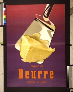 Advertising poster for butter, Donald Brun, 1951. Prints and Photographs Division.
