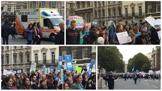 The junior doctor protest, London, 17th October 2015