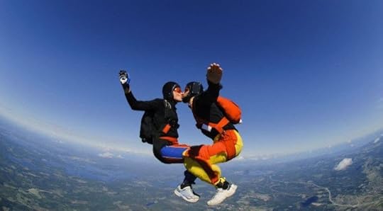 romantic couple walking