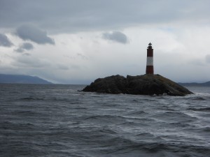 Leaving the lighthouse; heading back to Ushuaia.