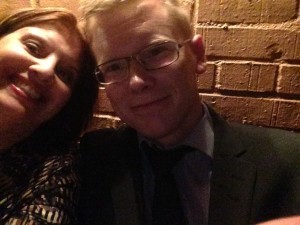 John från förlaget följde med mig. Kändes tryggt och bra. Det är skönt att ha nån med sig på såna här resor, även om jag är väldigt självgående.