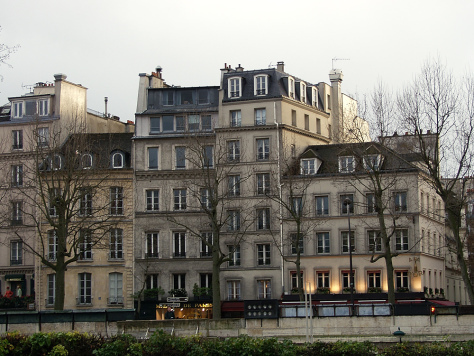 Buildings by the Seine - 2002