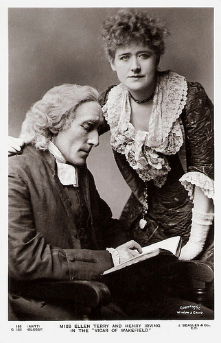 Ellen Terry and Henry Irving in The Vicar of Wakefield