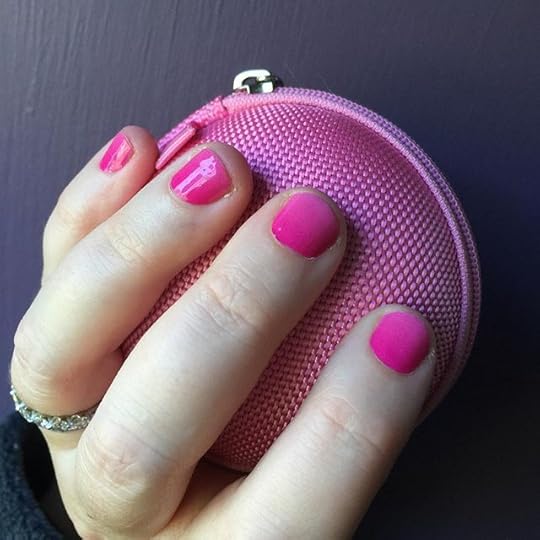 New #jamicure! This is one of the ombré wraps but you can barely tell because my nails are so short. I wish they had shorter nail versions. #jamberry #jamberrynails #ig2015 #365days #dailyphoto