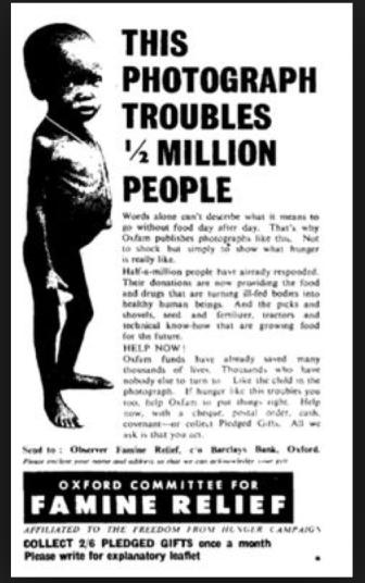 Oxfam 1995 aid campaign