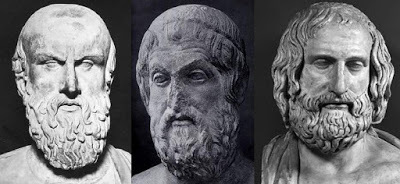 Esquilo, Sófocles y Eurípides