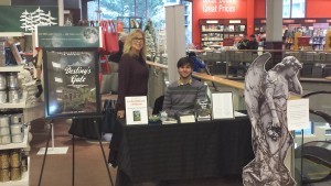 Here we are at Chapters Bayview Village. Love this bookstore. Great location for our table too. Thank you Colin.