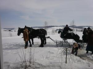 Sleighride in Ohio's Amish Country