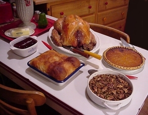 Vintage Thanksgiving Dinner