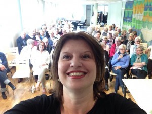 Författarprat och signering i Alingsås. Otroligt roligt.