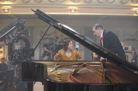 Image result for the lady in the van playing piano