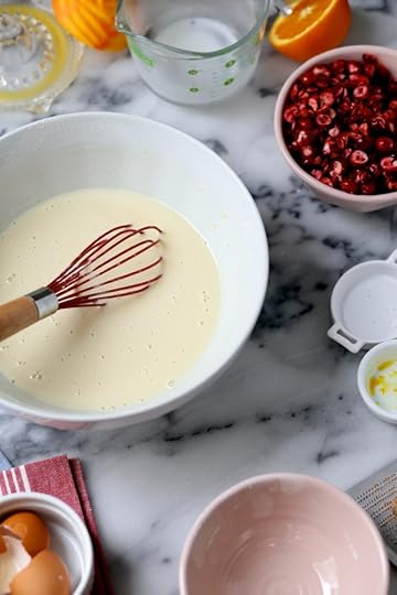 Cranberry Orange Clafoutis