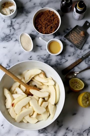 Pear Bourbon Crumble Pie