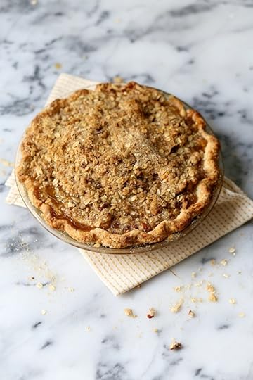 Pear Bourbon Crumble Pie