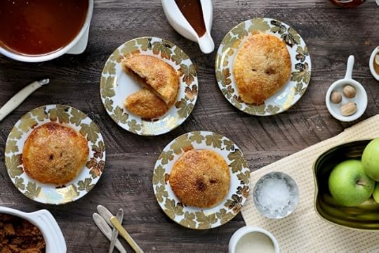 Fresh Apple Dumplings with Maple Salted Caramel