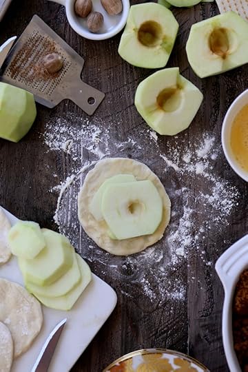 Fresh Apple Dumplings with Maple Salted Caramel