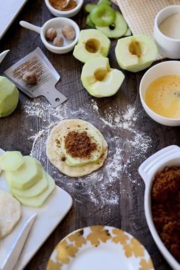 Fresh Apple Dumplings with Maple Salted Caramel