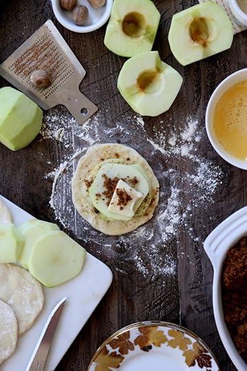 Fresh Apple Dumplings with Maple Salted Caramel
