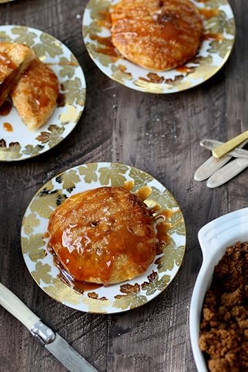 Fresh Apple Dumplings with Maple Salted Caramel