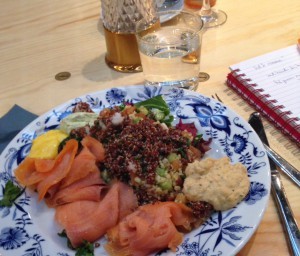 Buffé i Sturegallerian - mycket god.