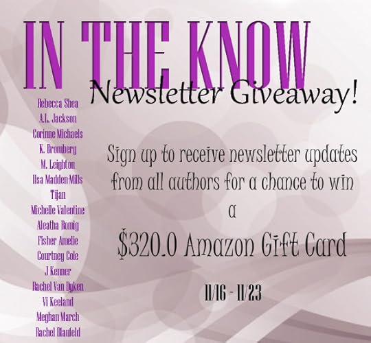 In The Know Newsletter Giveaway