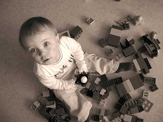 Creativity child with blocks