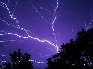 It was a dark and stormy night