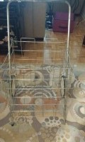 Cart missing rubber capped foot