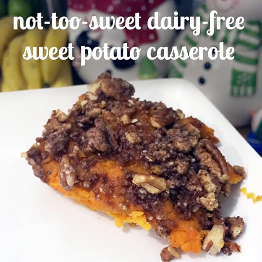 A not-too-sweet, dairy-free sweet potato casserole