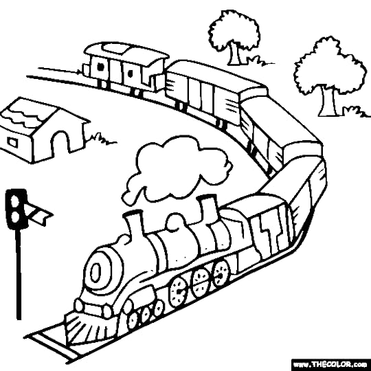 Or Color Your Own Train...