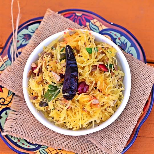 Spagetti Squash with Cranberries