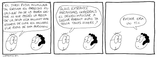 Tira còmica homenatge a l'ex president de la Generalitat de Catalunya Jordi Pujol.