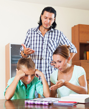 Parents upset at child small