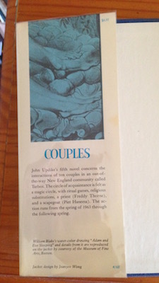 Couples by John Updike, 1st Edition 1st Printing