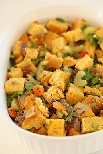 Pumpkin Cornbread Stuffing by Vegan Richa