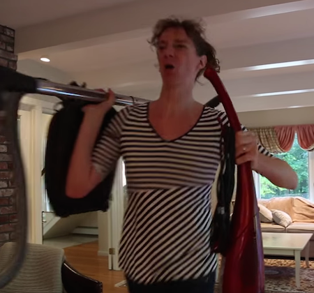 mom freaking out about company coming over