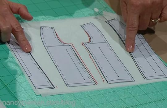 Free Mini Pattern Pieces from Solving the Pattern Fitting Puzzle by Nancy Zieman